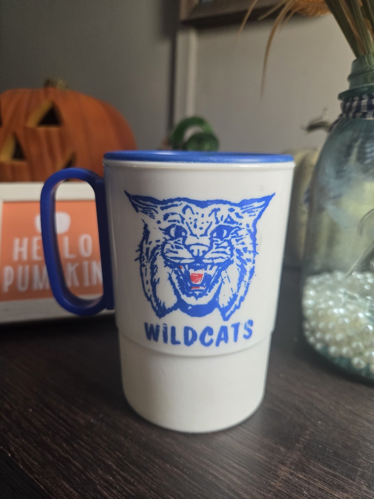 Vintage Kentucky Wildcats Tumbler W/Lid Vintage Kentucky Wildcats Tumbler W/Lid