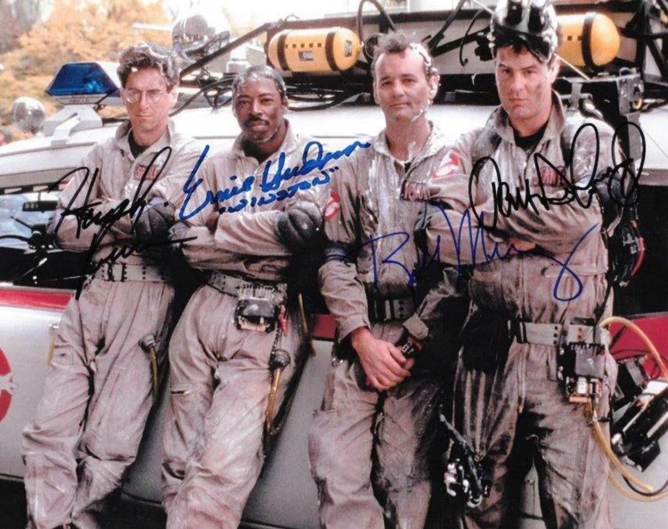 GHOSTBUSTERS ORIGINAL CAST 8.5X11 SIGNED PHOTO ALL AUTOGRAPHS POSTER REPRINT