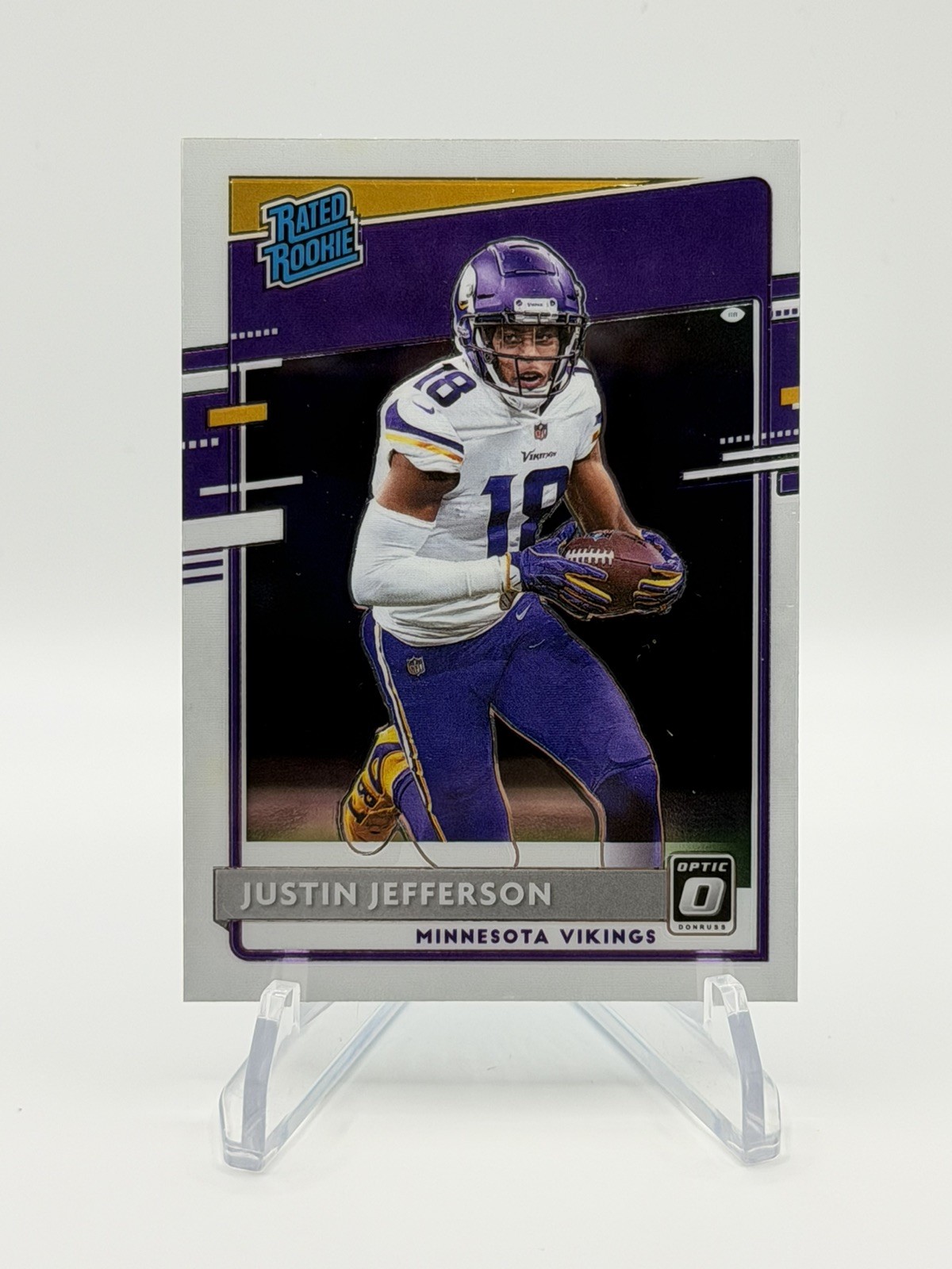 2020 Panini Donruss Optic - Rated Rookies Justin Jefferson #163 (RC) 2020 Panini Donruss Optic - Rated Rookies Justin Jefferson #163 (RC)