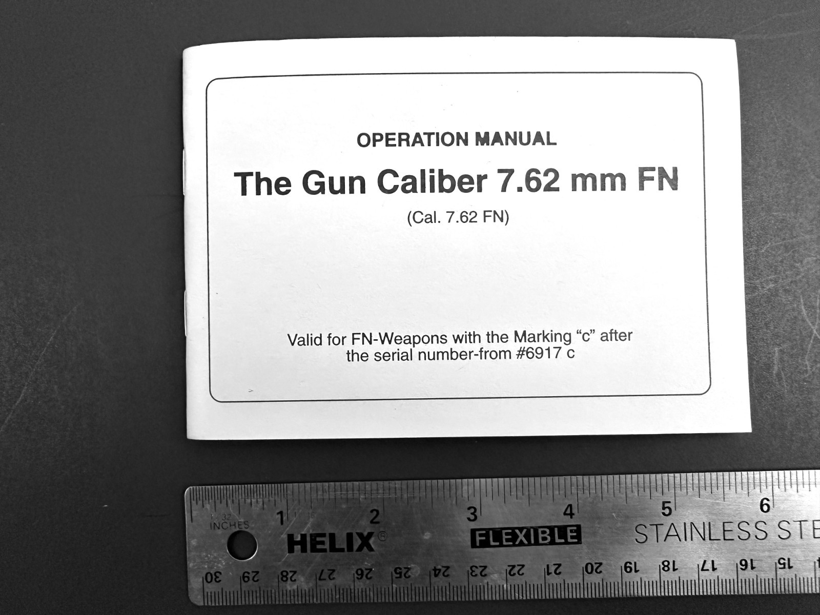 FN G / G1 Series Manual High Quality Tapco Reprint English Language