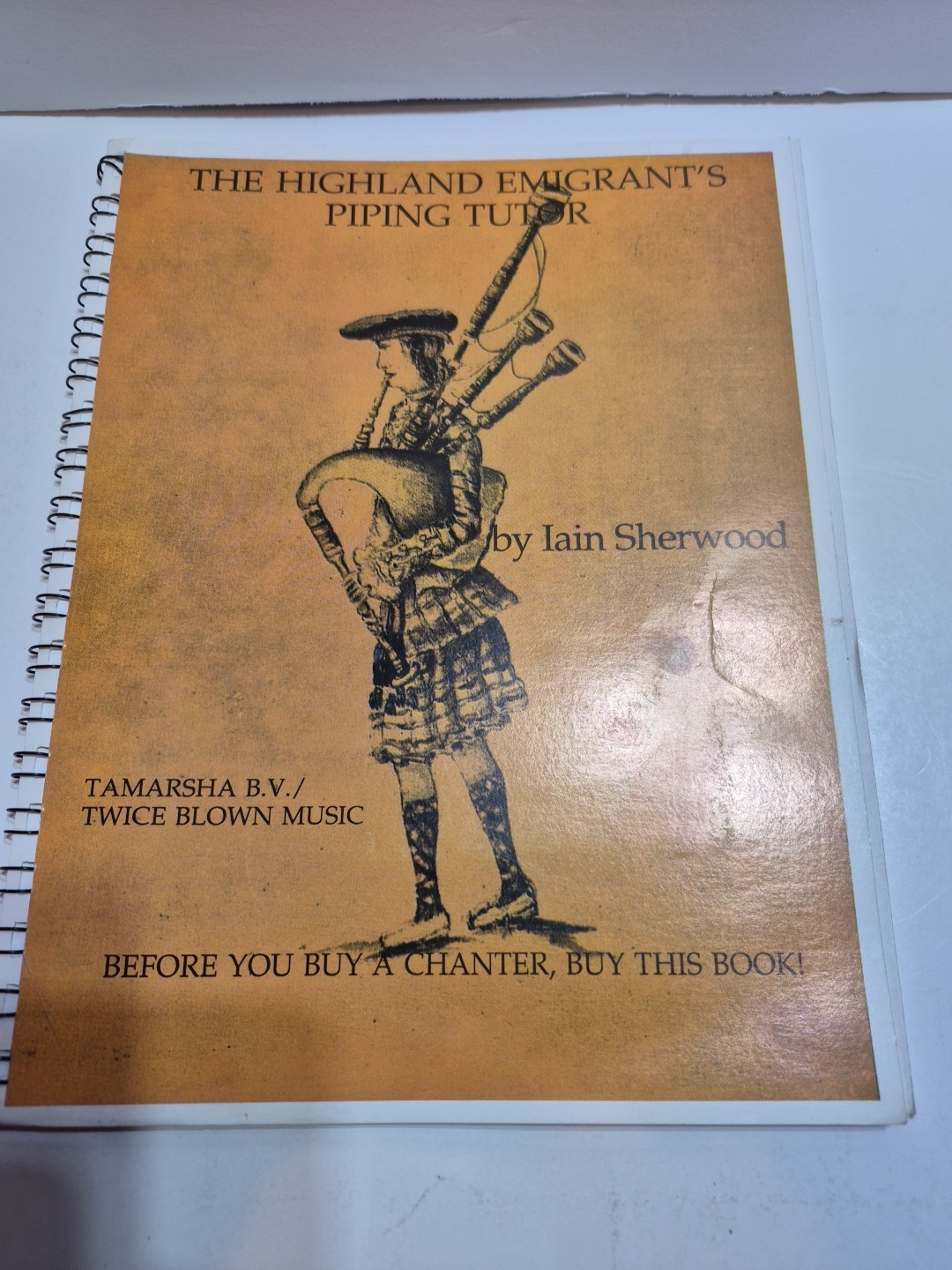 The Highland Emigrants Piping Tutor by Iain Sherwood Twice Blown Music