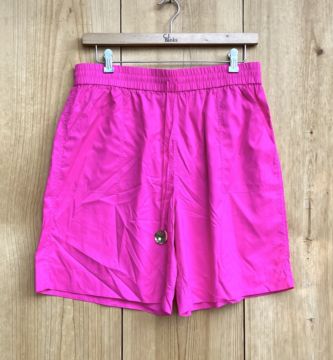 Staud NWT New Jeter Shorts in Bougainvillea Sz XL