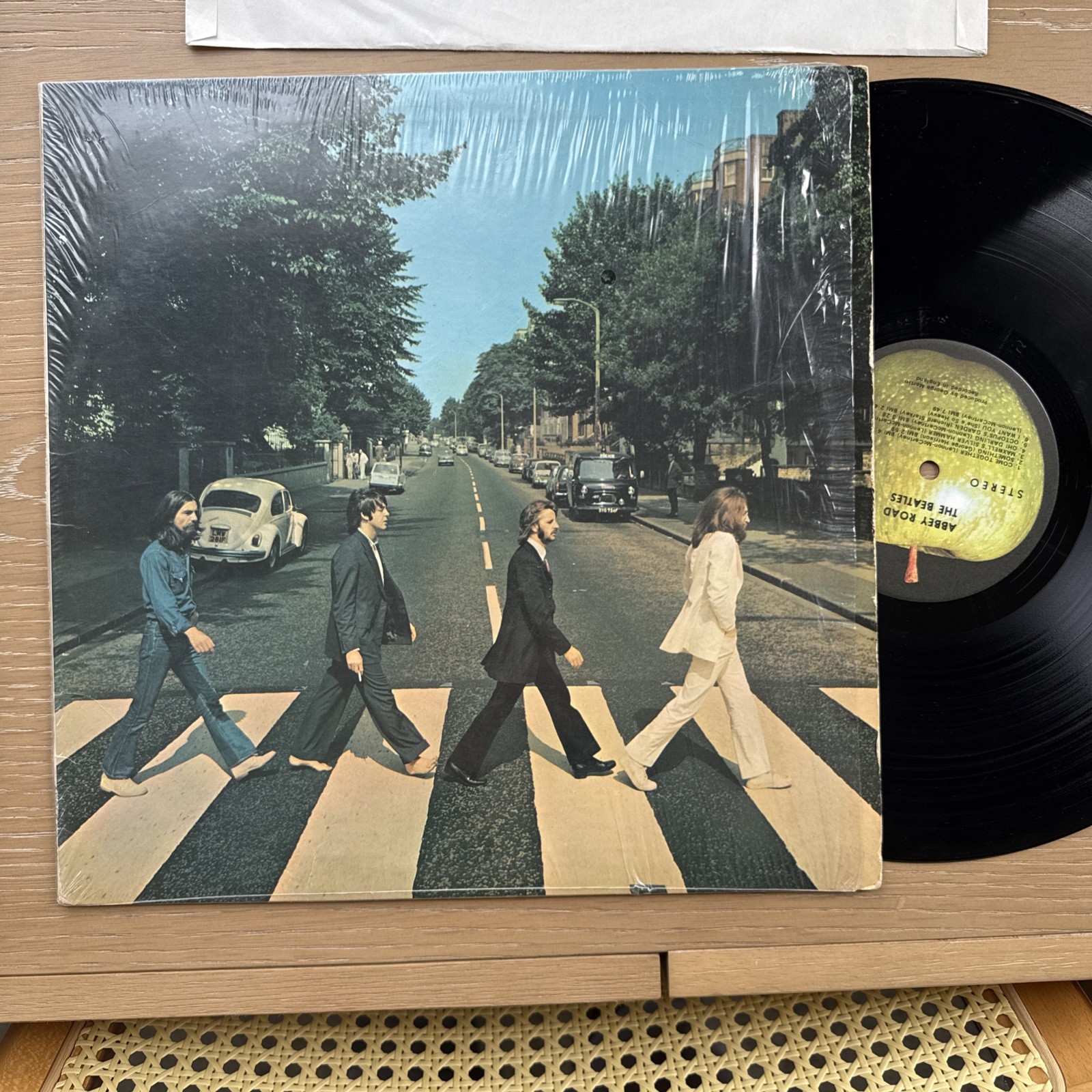 The Beatles Abbey Road Original 1969 1st US LA Press In Shrink LP Apple 🍏 VG+
