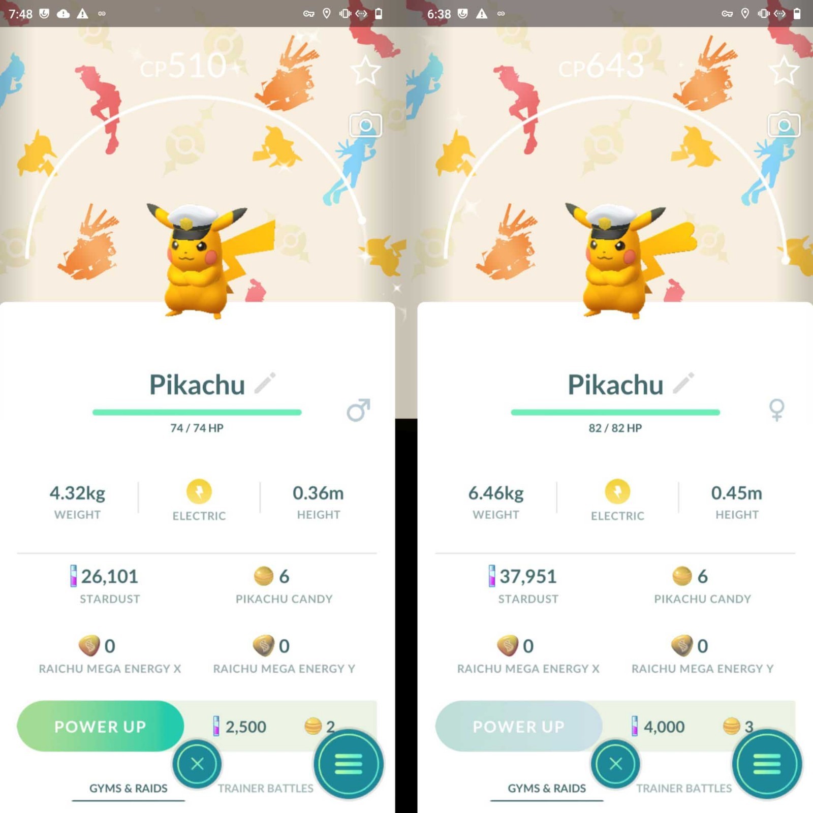Pokémon Shiny Pikachu Captain cap Celebration 2026 Background - Read description