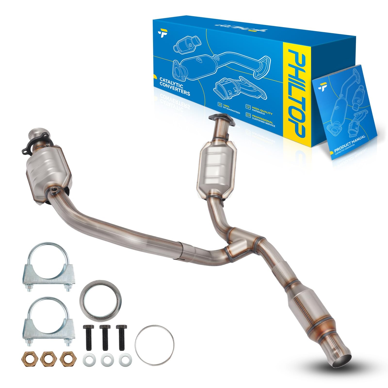 PHILTOP Catalytic Converter 2014-2018 Silverado 1500/Sierra 1500 5.3L/4.3L PHILTOP Catalytic Converter 2014-2018 Silverado 1500/Sierra 1500 5.3L/4.3L