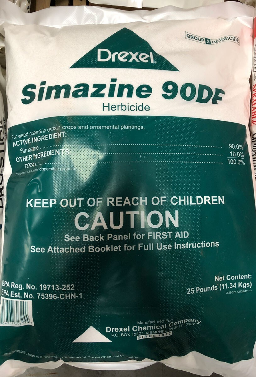 Simazine 90DF Herbicide - 25 Pounds (Similar to Princep Cal 90) NO SALES: CA