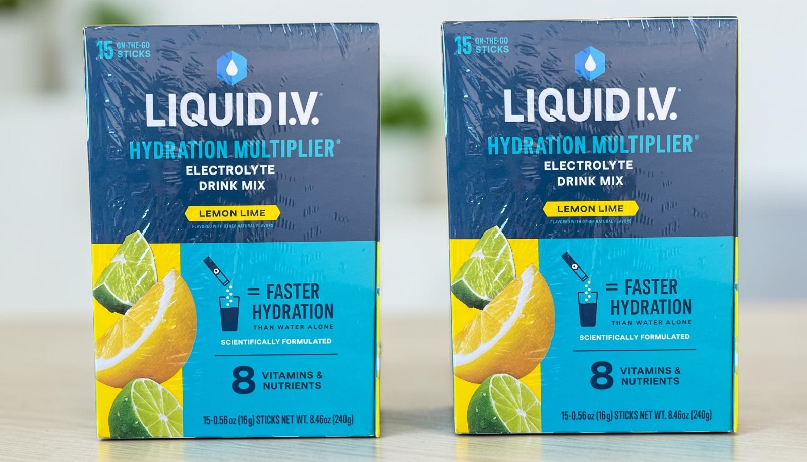30x Liquid Iv Hydration Multiplier Electrolyte Powder Lemon Lime Drink