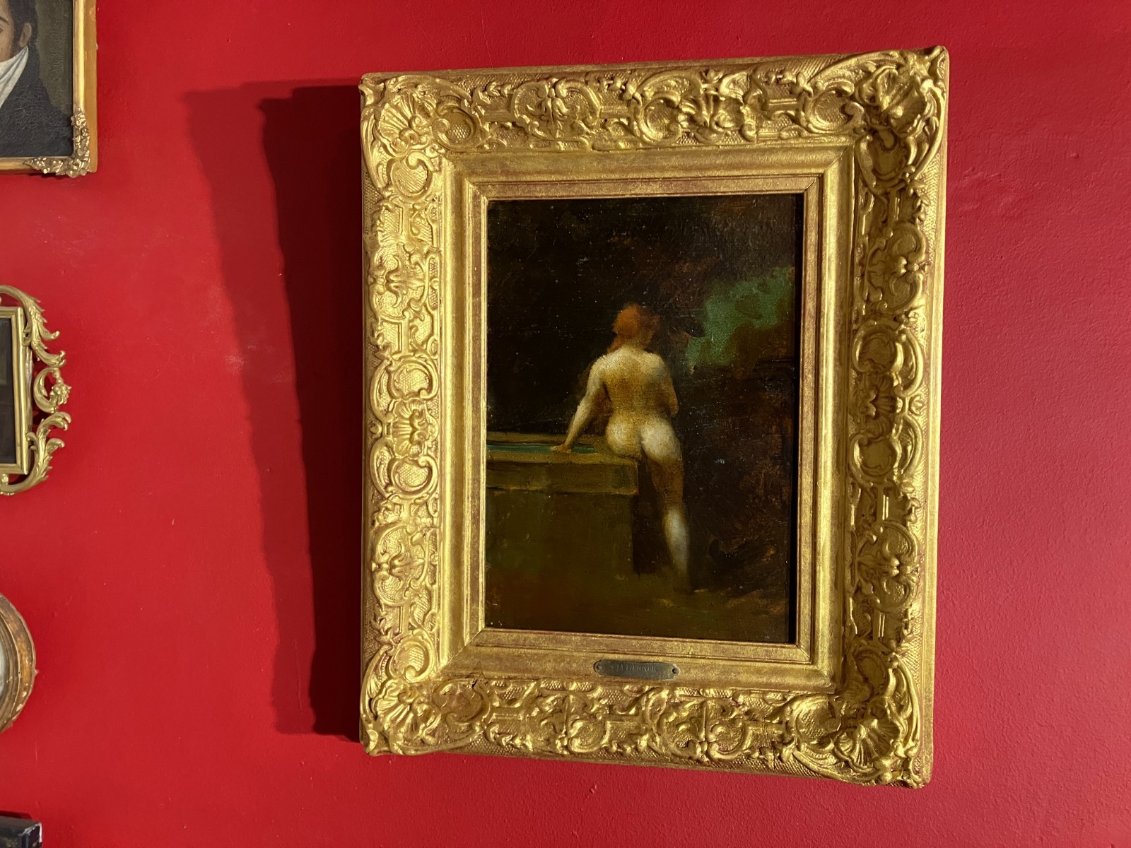 Jean-Jacques Henner (1829-1905) - Nymph at the Fountain - Oil on Panel