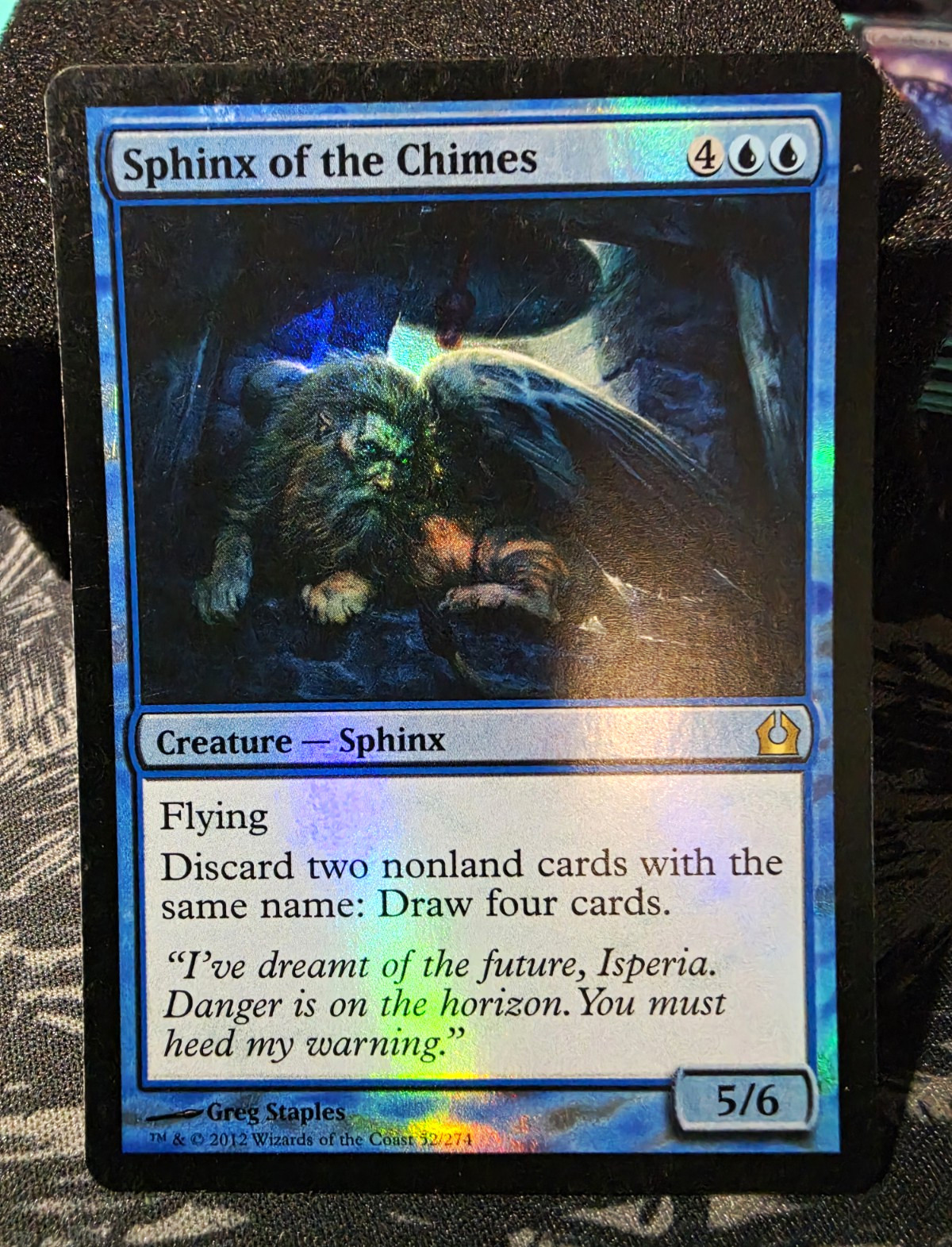 Wizards of the Coast Sphinx of the Chimes Foil Rare #52/274 English 2012 Wizards of the Coast Sphinx of the Chimes Foil Rare #52/274 English 2012