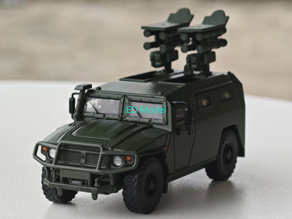 BN Masdi 1:64 Military Green GAZ SPM-2 Tiger Armored Model Diecast Metal Car BN Masdi 1:64 Military Green GAZ SPM-2 Tiger Armored Model Diecast Metal Car
