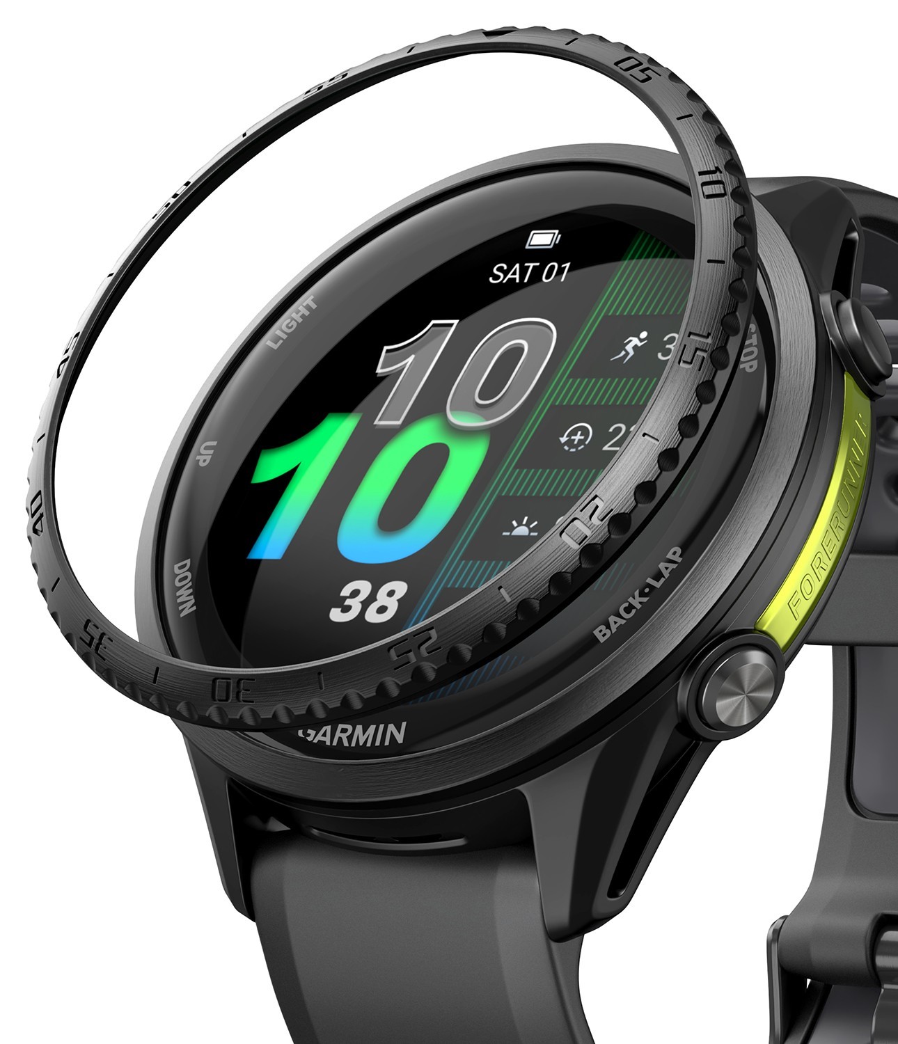 For Garmin Forerunner 970 Cover | Ringke [Bezel Styling] Anti-Scratch Frame