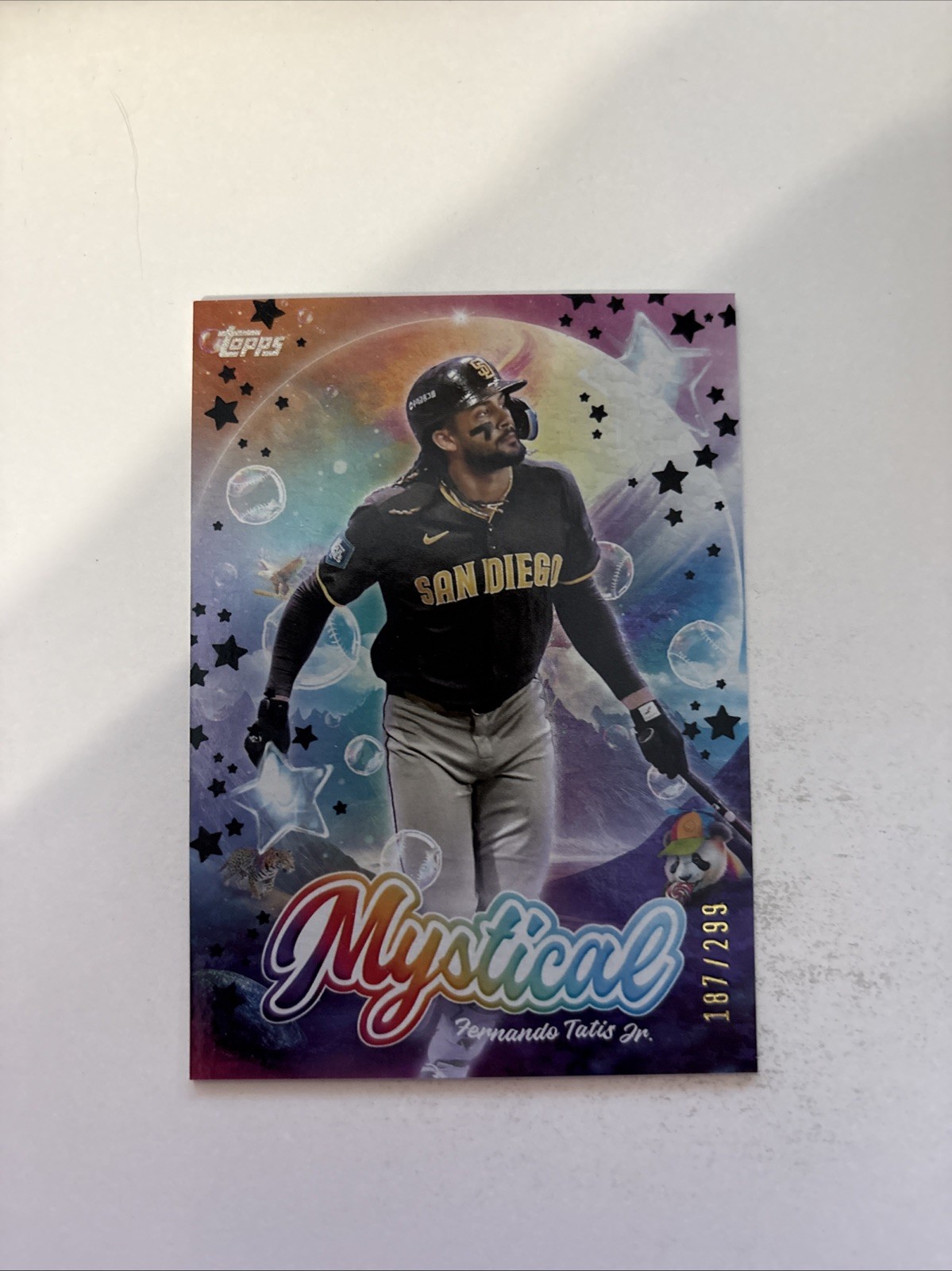 2024 Topps Update Series - Mystical Fernando Tatís Jr. #MYS-34 Black /299 2024 Topps Update Series - Mystical Fernando Tatís Jr. #MYS-34 Black /299
