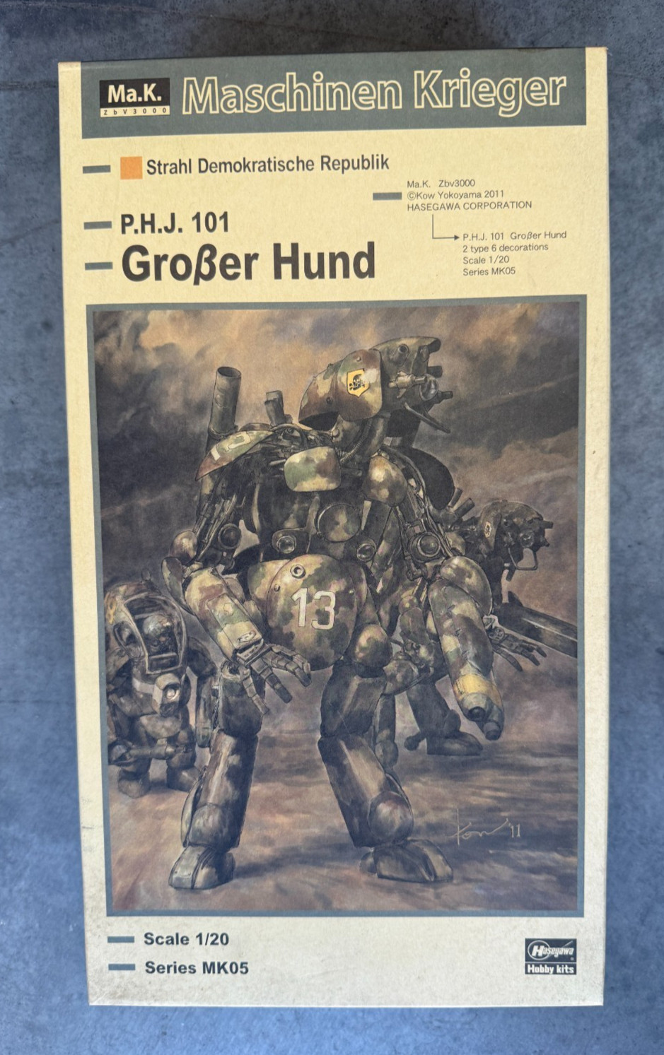 1/20 Hasegawa MK05 Ma.K Grober Hund Dachshund