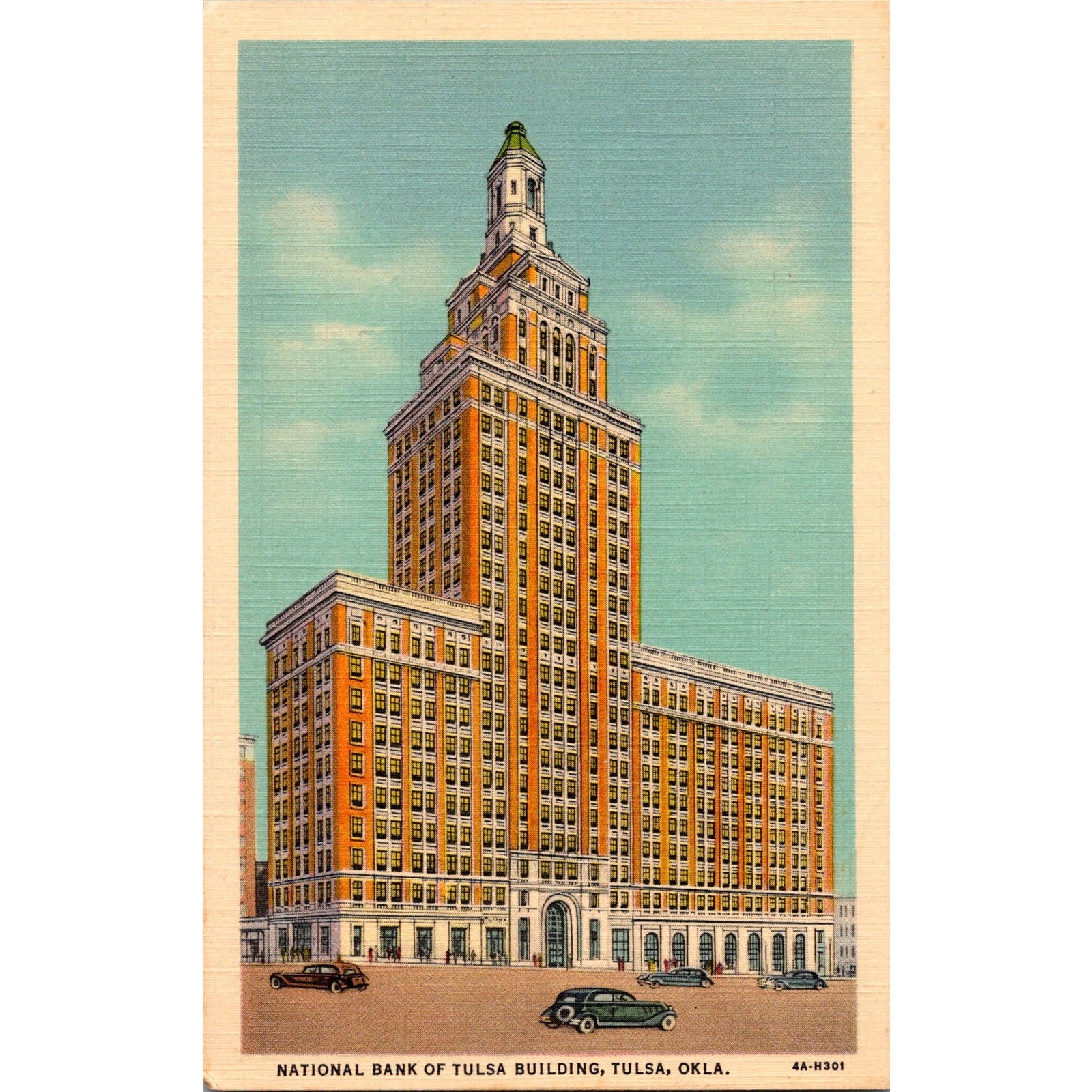 National Bank Of Tulsa Building Tulsa OK Vintage Postcard SPG21 National Bank Of Tulsa Building Tulsa OK Vintage Postcard SPG21