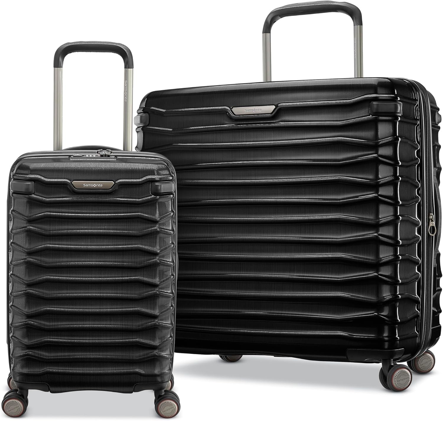 Samsonite Stryde 2 Hardside Expandable with Double Spinner Wheels 2pcs Black