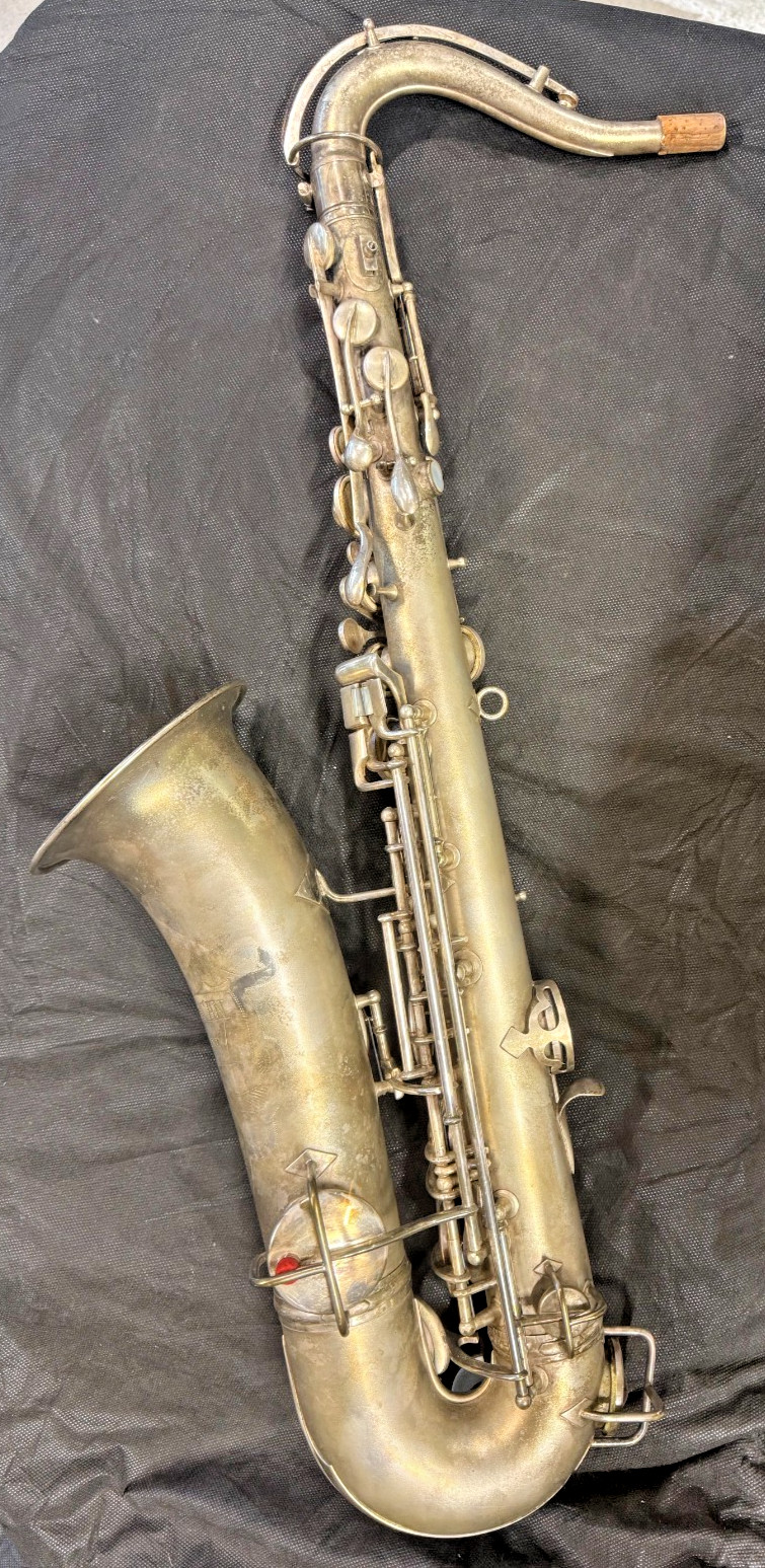 1925 Pan American 50M C Melody Saxophone Silver Plated Gold Wash P25809