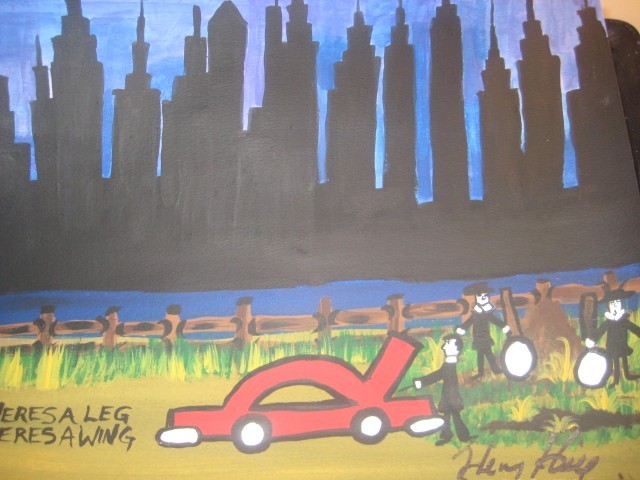 HENRY HILL  GOODFELLA MOB ART HERES A LEG HERES A WING WHICH ONE HENRY
