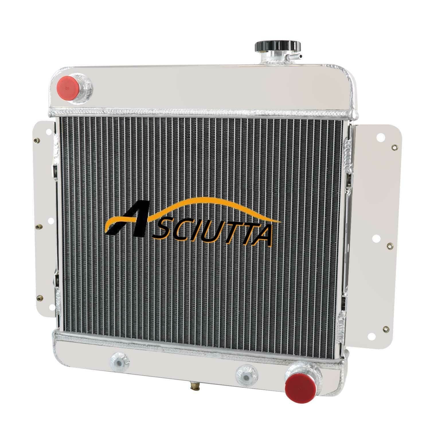 for 1962 1967 Chevy Nova II 4 Row 62MM All Aluminum Radiator