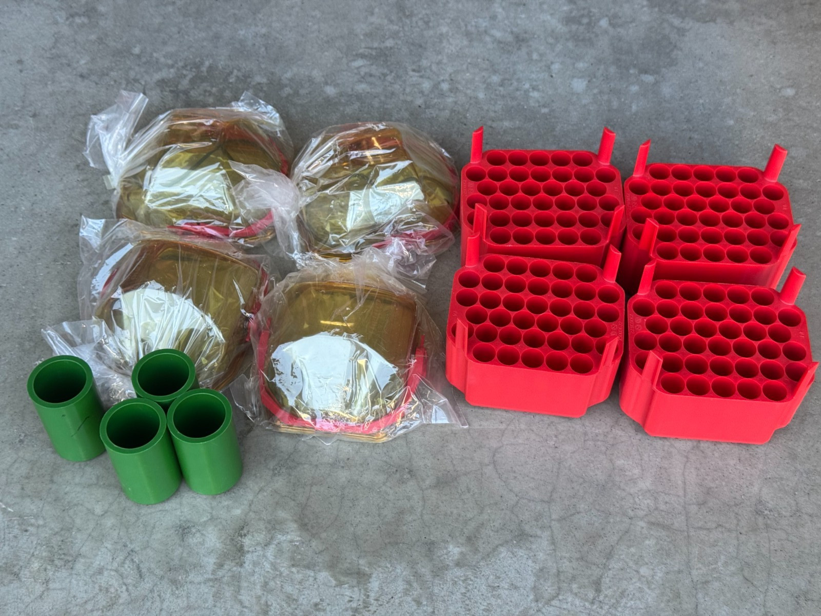 Thermo Scientific 75003672 Adapters with Lids 7507309. Full Set of 4 - New Thermo Scientific 75003672 Adapters with Lids 7507309. Full Set of 4 - New