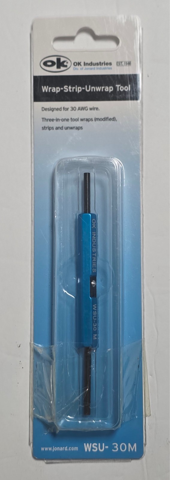 OK Industries Wire Wrap Strip Unwrap Tool WSU-30M Prototyping New 30 AWG