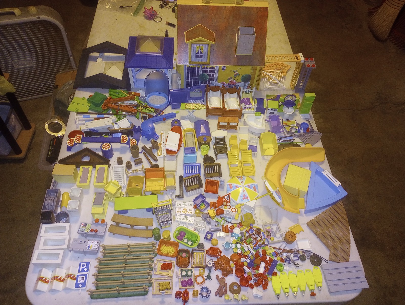 Vintage Playmobil Parts Pieces Accessories + House HUGE LOT 80s 90s 00s GEOBRA