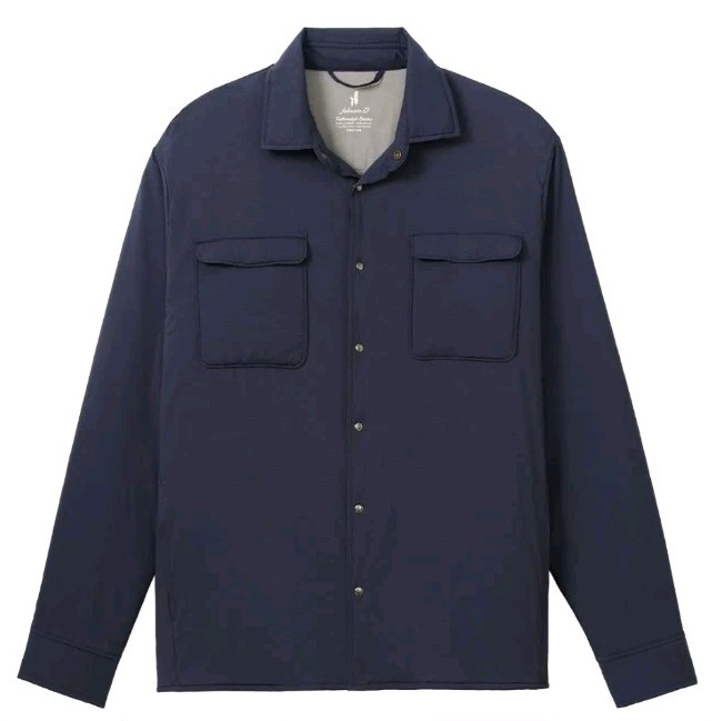 NWT MEDIUM Johnnie O Denzel Featherweigt Jacket Shacket MSRP $198