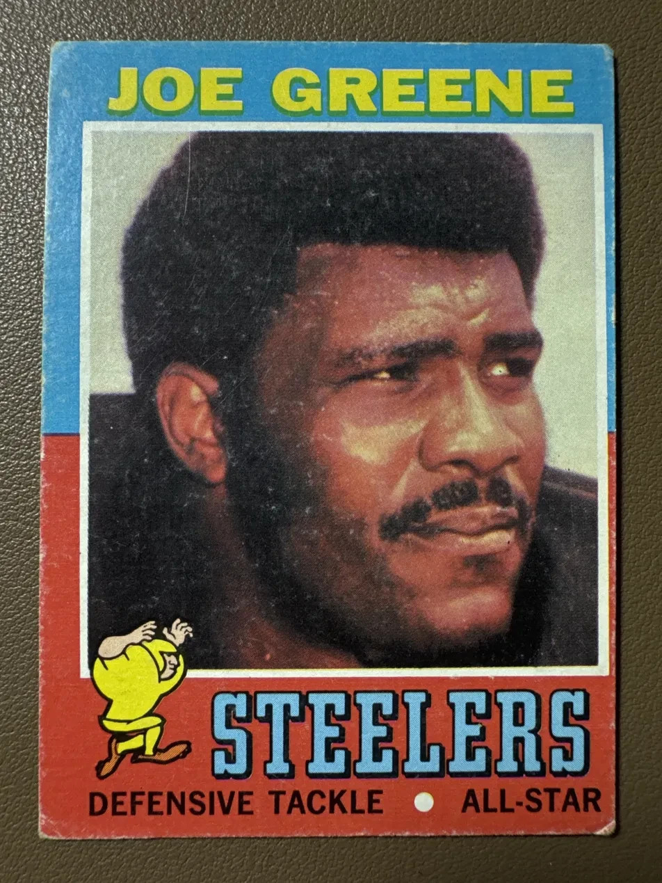 1971 Topps #245 Joe Greene VG+ RC Pittsburgh Steelers HOF Vintage Rookie