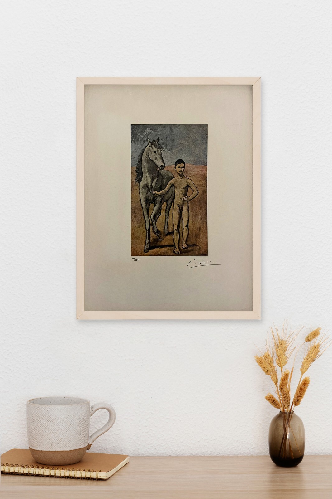 PABLO PICASSO, ORIGINAL SIGNED PRINT, INCLUDES COA & $3,500 APPRAISAL.*