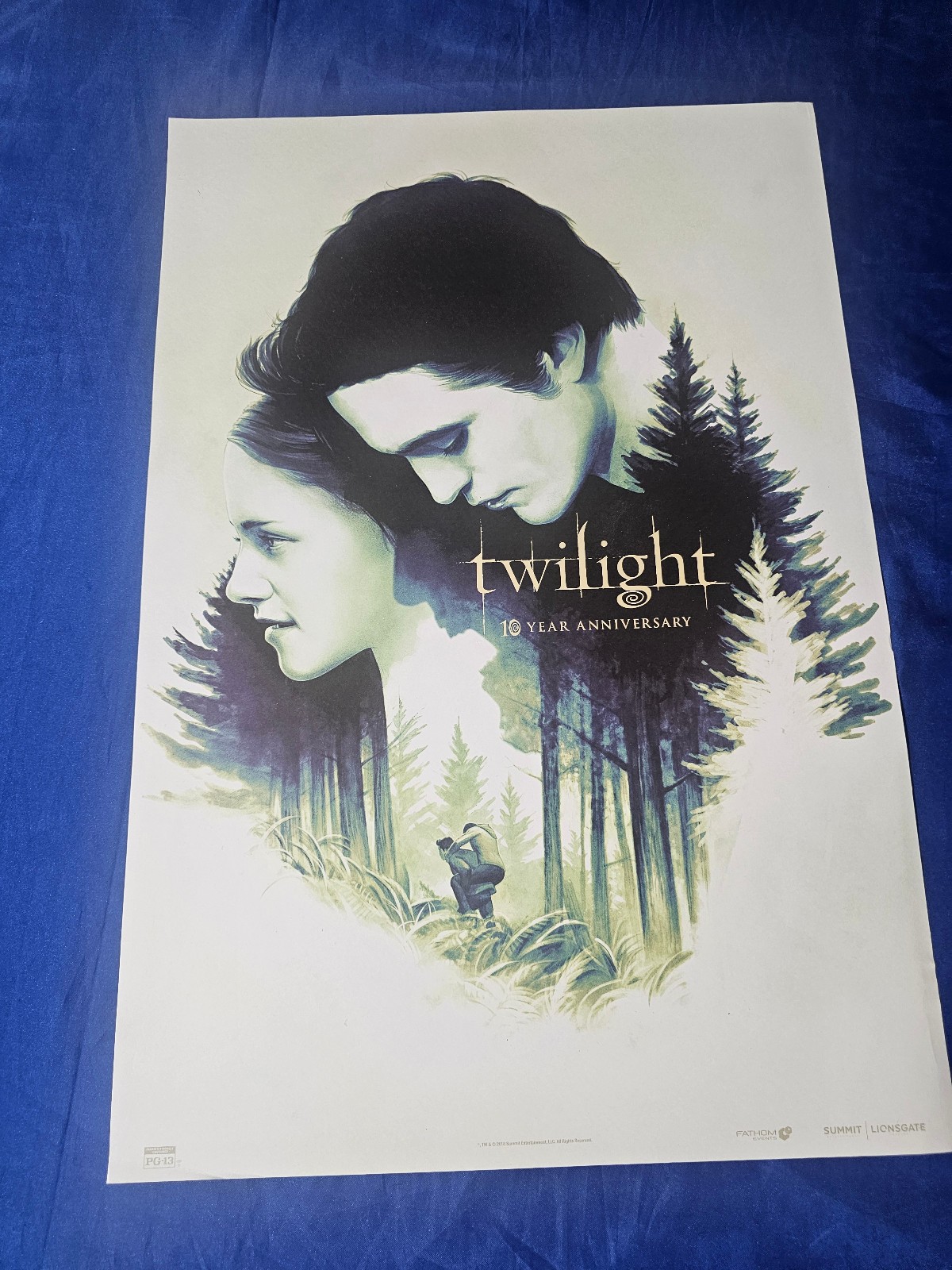 Twilight 10 Year Anniversary 13.25 x 19.5 Poster Phantom City Creative 2018 10th