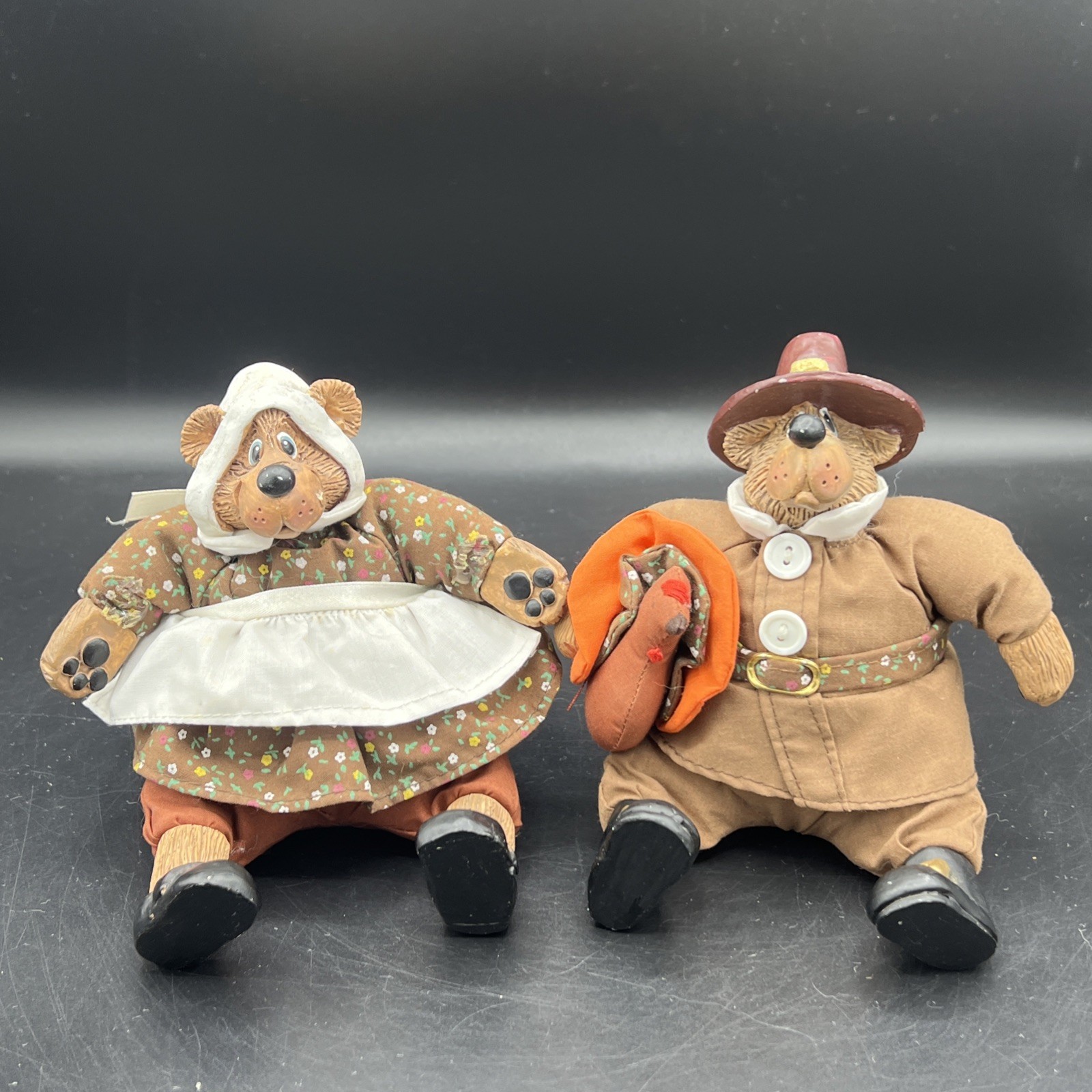 Vintage Russ Berrie “The Country Folks”Joshua&Josette Thanksgiving Pilgrim Vintage Russ Berrie “The Country Folks”Joshua&Josette Thanksgiving Pilgrim
