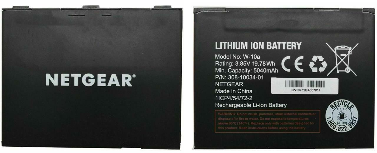 New OEM Original Netgear W-10A NightHawk Router Modem M1 MR1100 5040mAh Battery