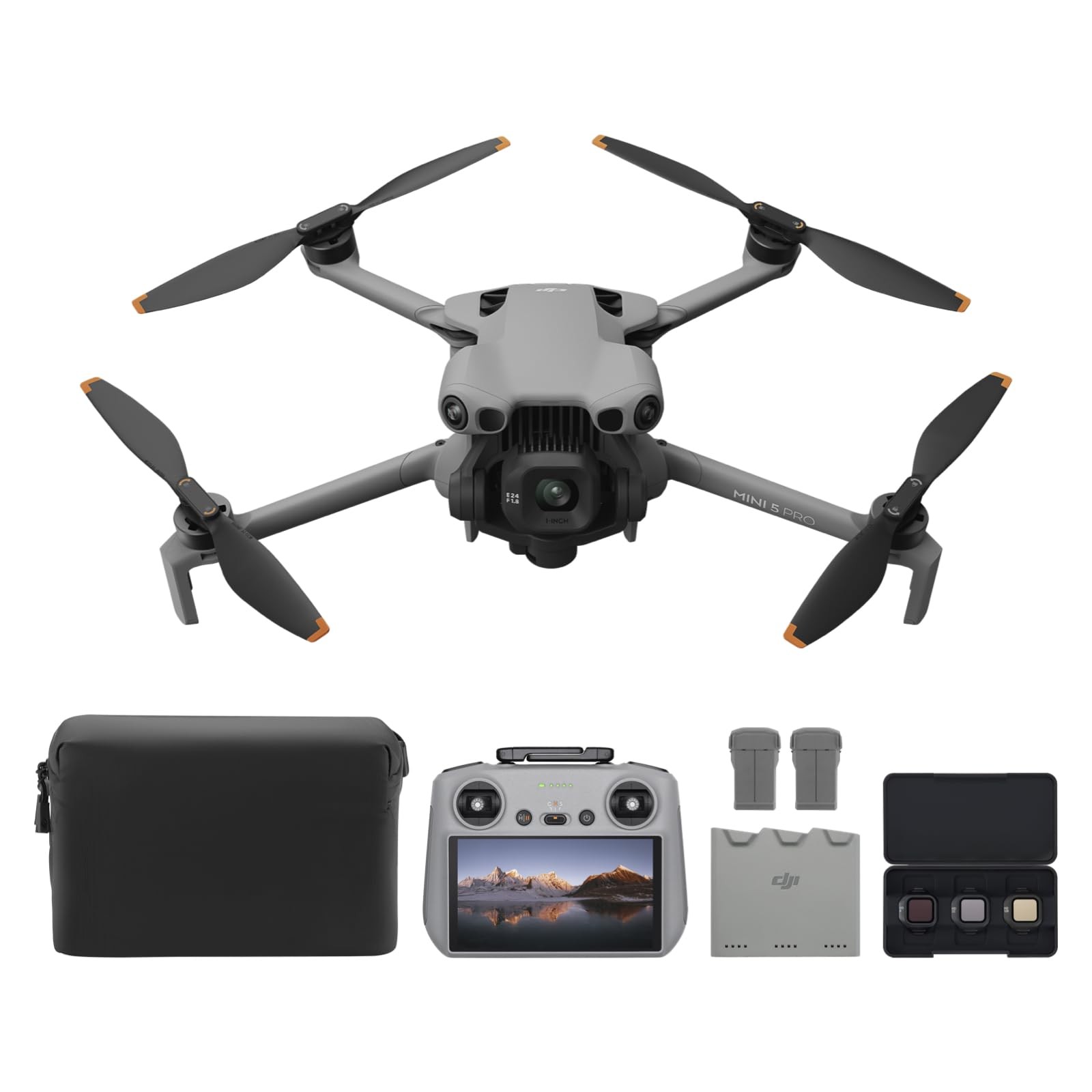 DJI Mini 5 Pro Fly More Combo Plus with DJI RC 2, Drone with Camera, 1-Inch CMOS