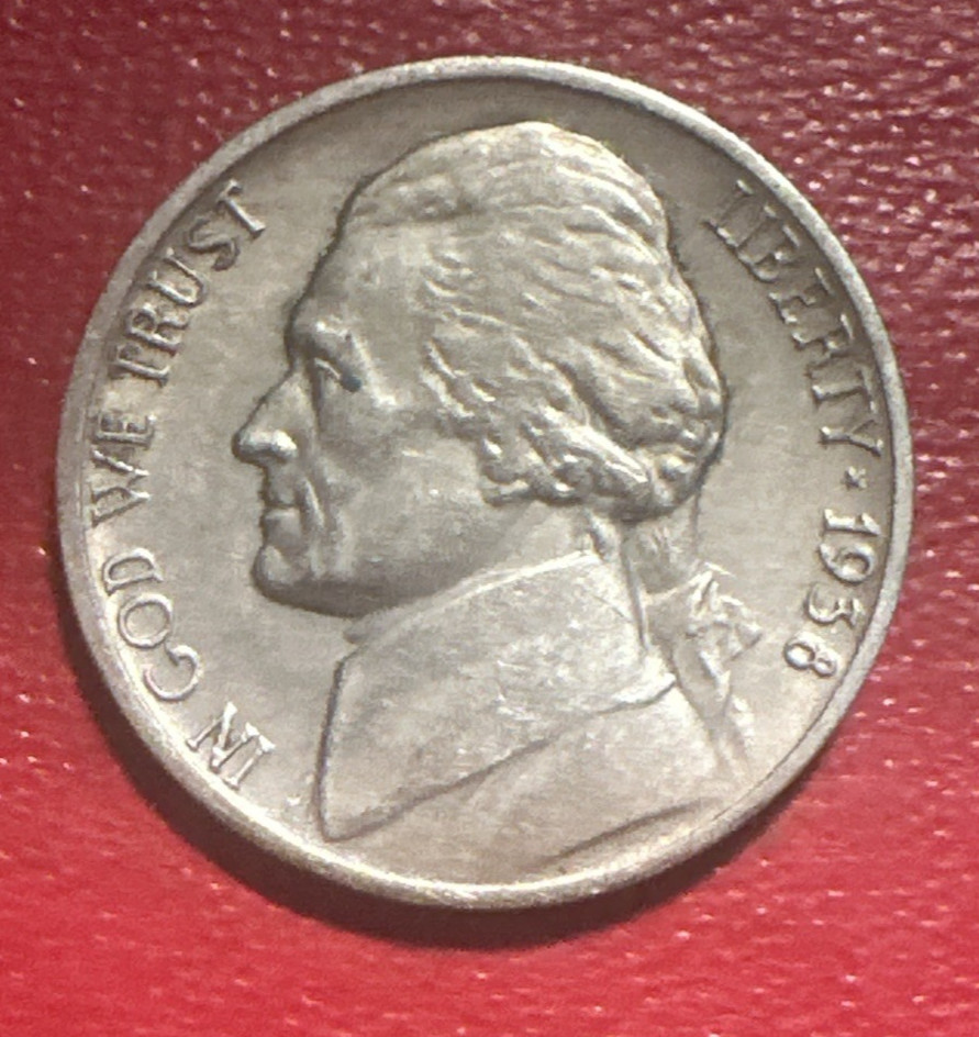 1938-D Jefferson Nickel=AU=FREE SHIPPING=ZittyCoinsandCards 1938-D Jefferson Nickel=AU=FREE SHIPPING=ZittyCoinsandCards