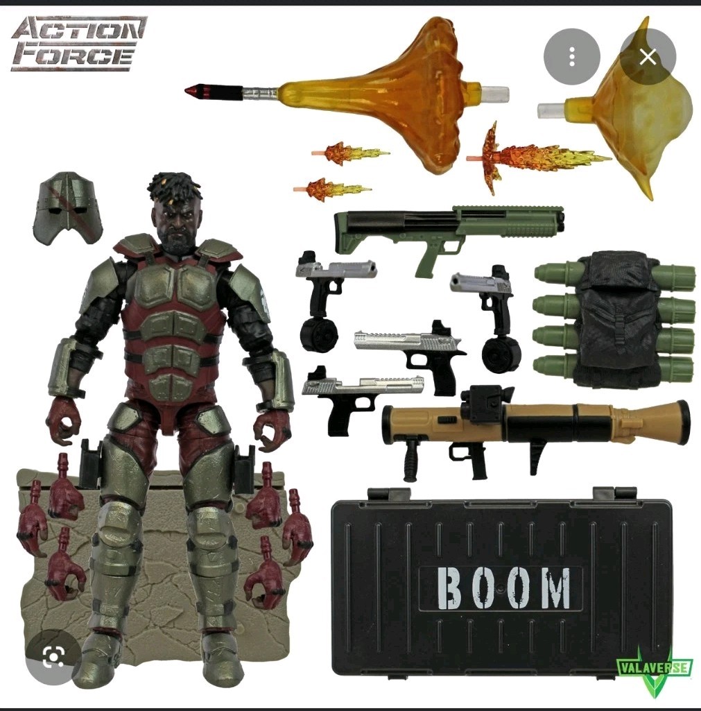 Valaverse Action Force Series 6 Malice Deluxe Figure Valaverse Action Force Series 6 Malice Deluxe Figure