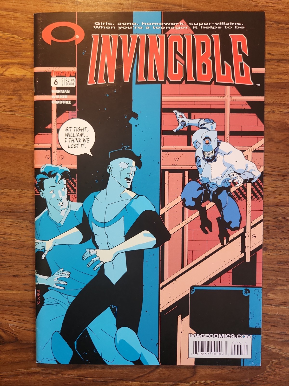 🔑Invincible #6 Image Comics 2003 Low Print Key 1st Reanimen/black Samson ~ VF🔑