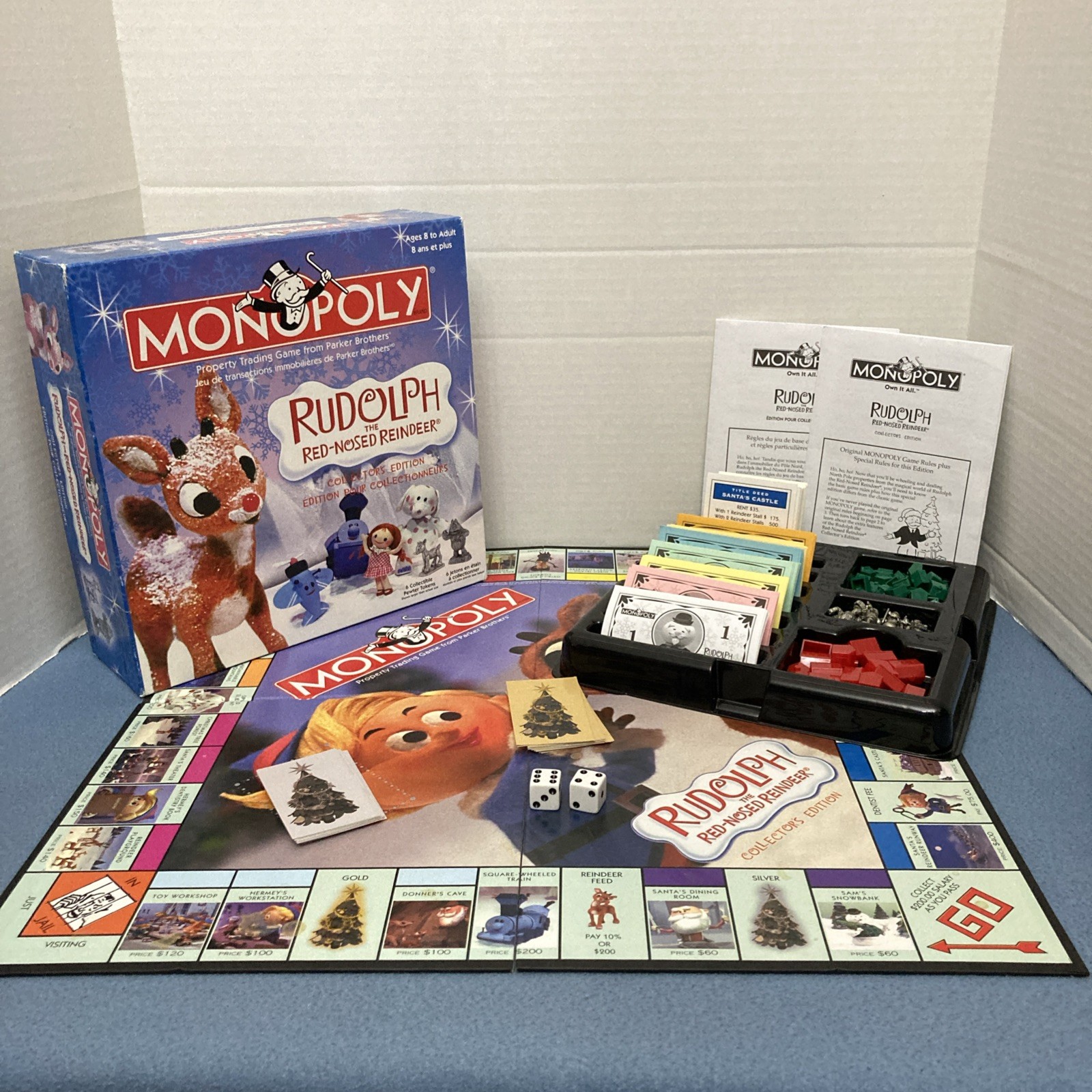 Monopoly (USAopoly) Rudolph the Red-Nose Reindeer 2006 Collector's Edition