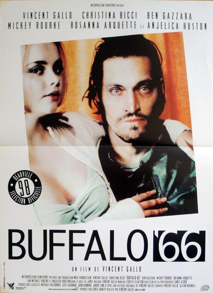 BUFFALO 66 - RICCI / GALLO / HUSTON - ORIGINAL FRENCH MOVIE POSTER