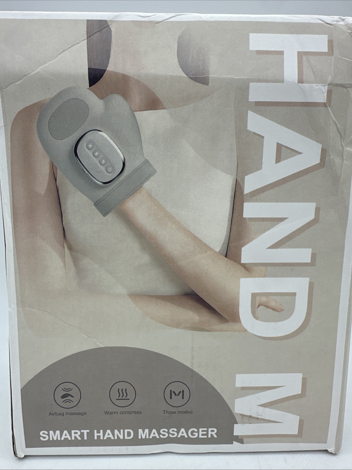 Cordless Smart Hand Massager with Heat Compression Arthritis 3 Modes, Airbag New