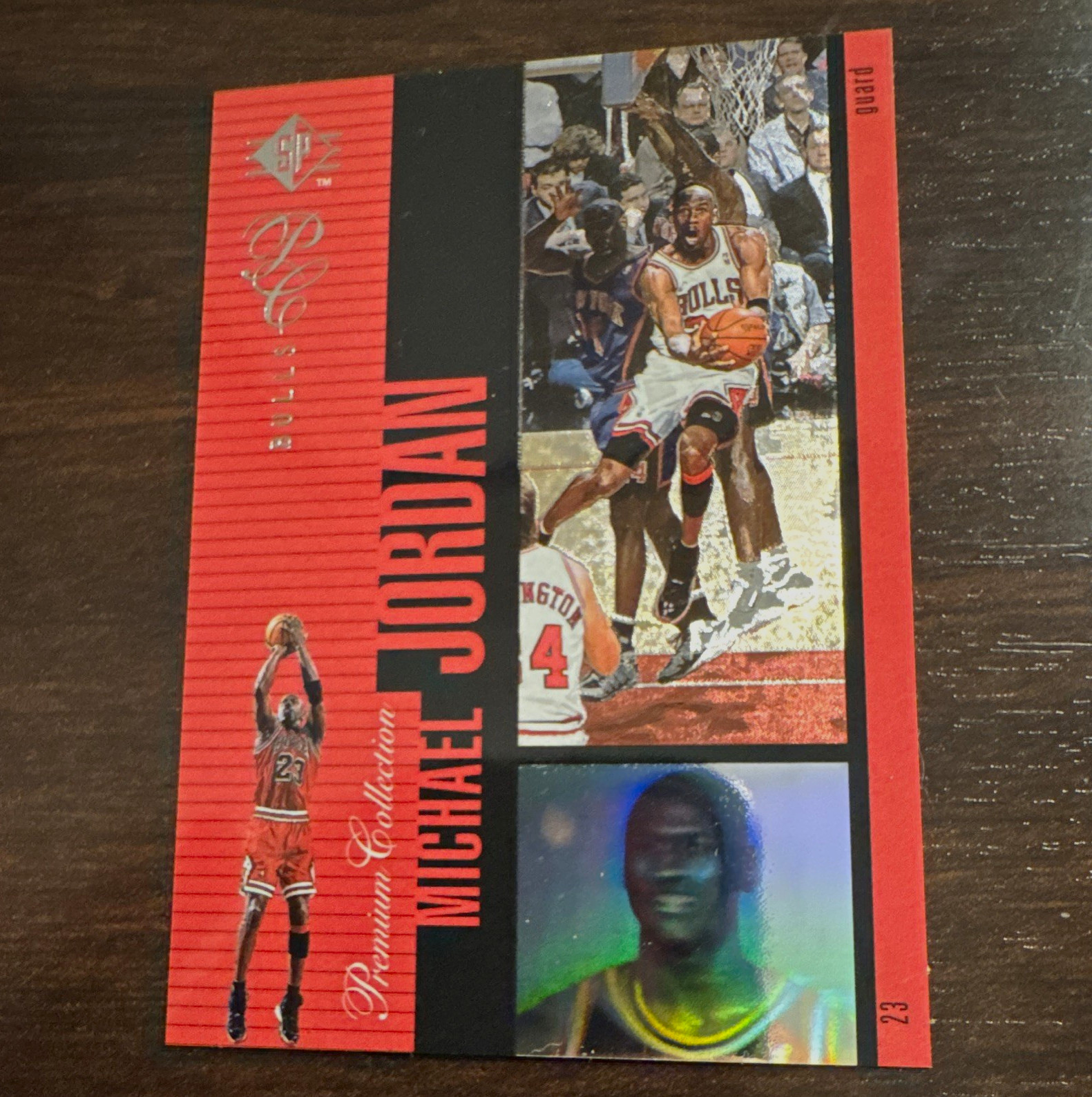 Upper Deck 1996-97 SP Premium Collection Holoviews Jordan Bulls #PC5 Insert