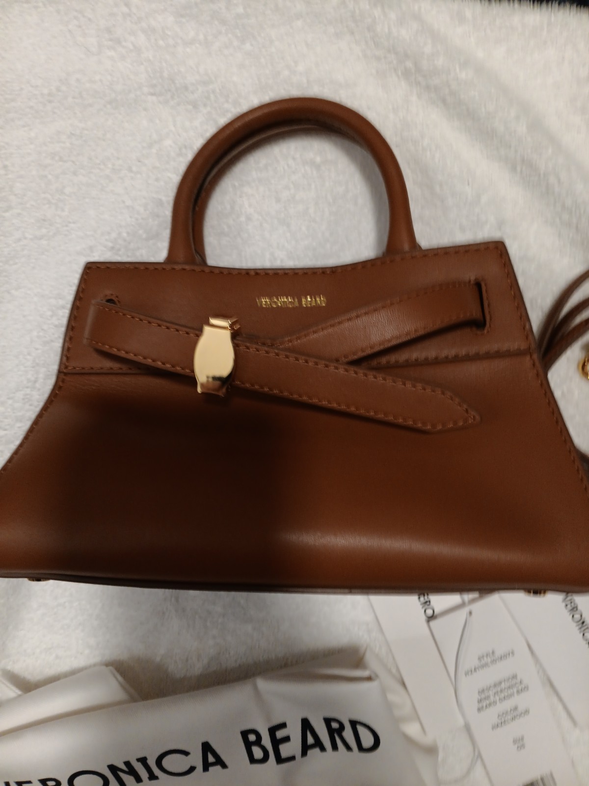 Veronica Beard Mini Dash Bag Color Hazelwood Nwt