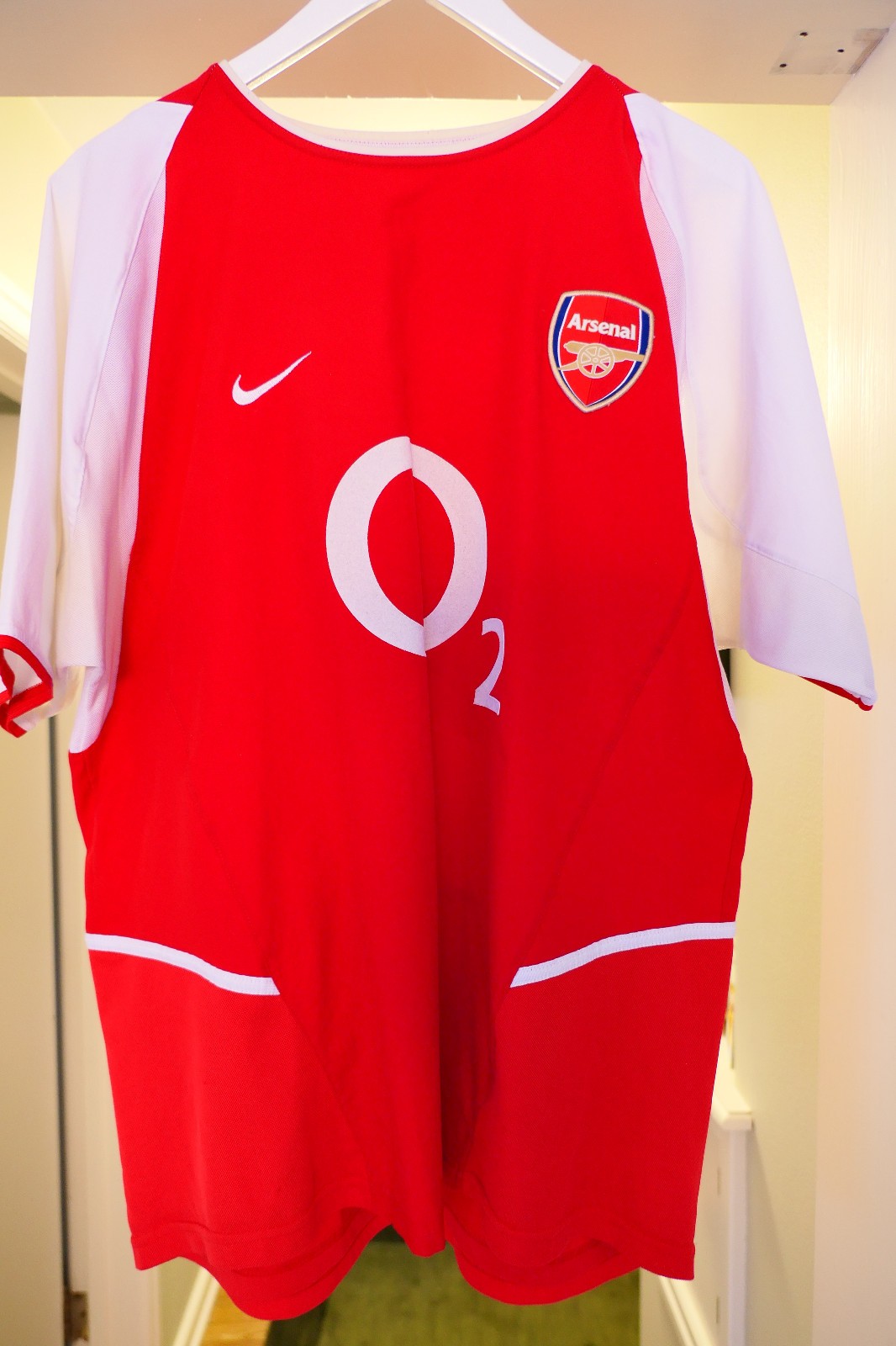 Vintage 2002-2004 Nike Arsenal Home Football Jersey Championship Vintage 2002-2004 Nike Arsenal Home Football Jersey Championship