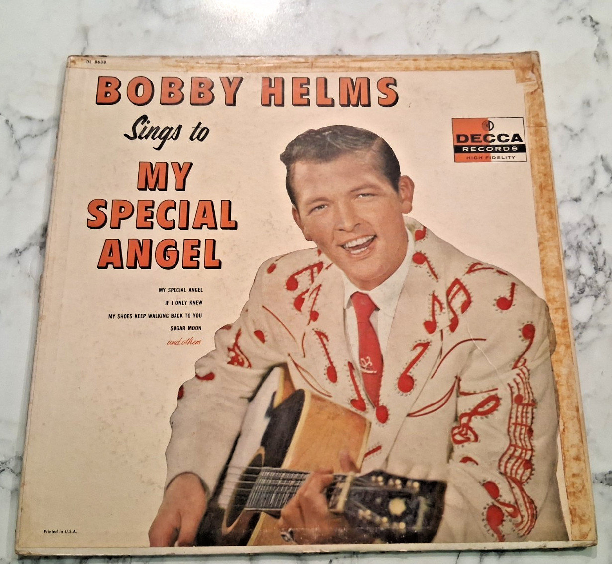 BOBBY HELMS: my special angel DECCA 12\
