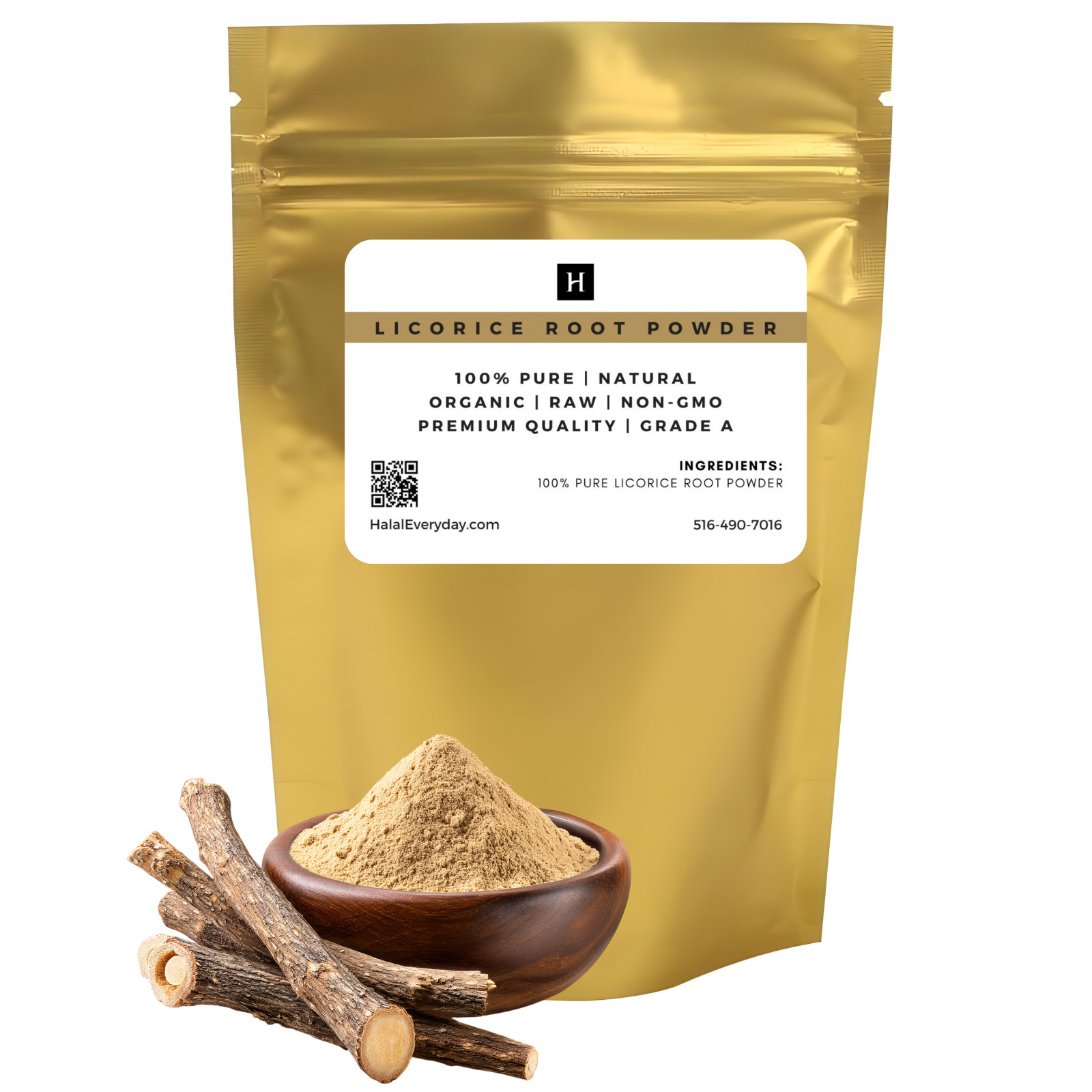Licorice Root Powder - Liquorice Mulethi Glycyrrhiza Glabra 100% Pure Premium