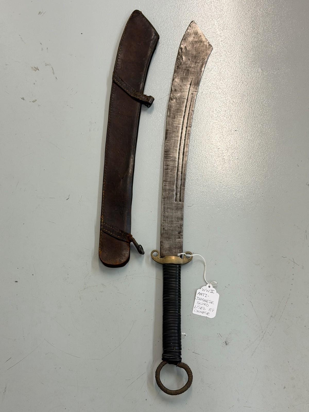 WW2 Chinese DADAO Anti-Japanese Sword used by Chinese