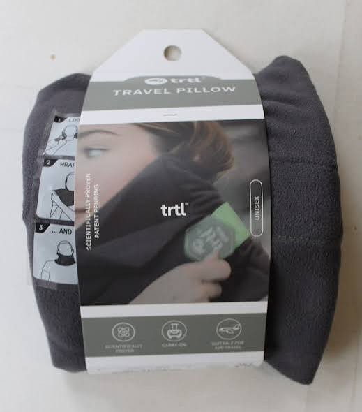 Trtl Neck Support Travel Pillow - Grey