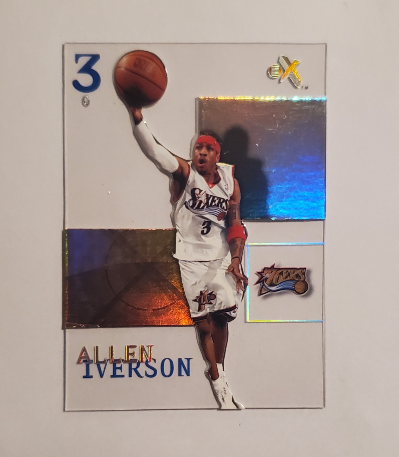Allen Iverson 2003-04 Fleer E-X #27 Philadelphia 76ers Allen Iverson 2003-04 Fleer E-X #27 Philadelphia 76ers