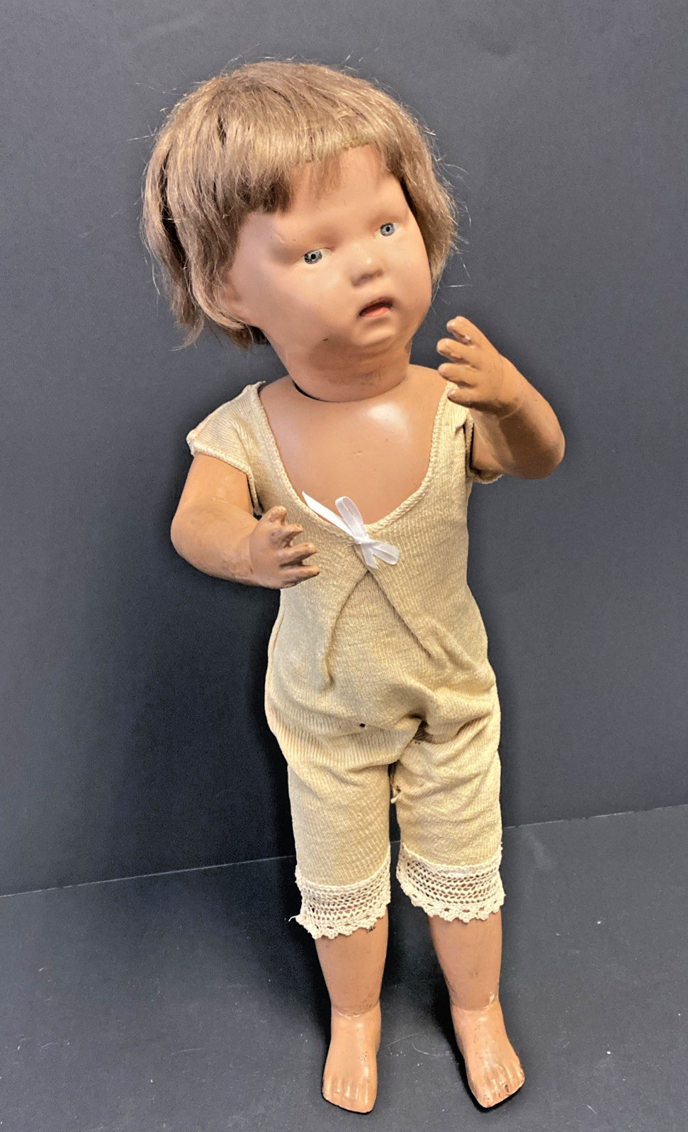 SCHOENHUT WALKABLE BODY DOLL 107W 16 1/2\