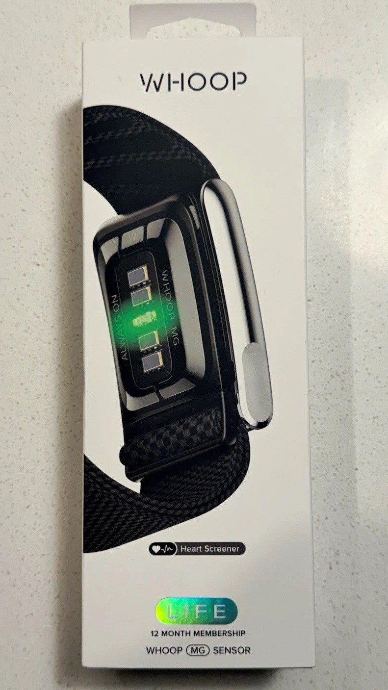 WHOOP 5.0MG Activity Tracker Wrist Band ECG Bluetooth 12 Month Membership WHOOP 5.0MG Activity Tracker Wrist Band ECG Bluetooth 12 Month Membership