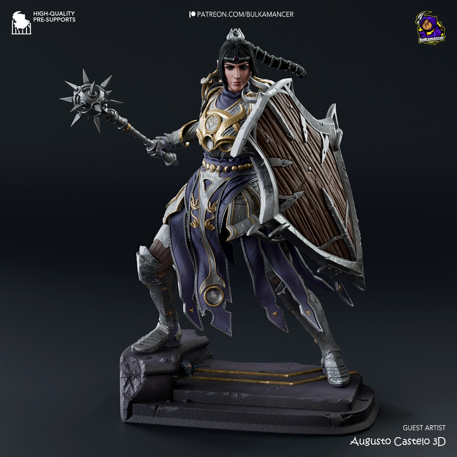 Shadowheart Figure 1/8 Scale Resin Garage Kit (Baldur\'s Gate 3) [Bulkamancer]