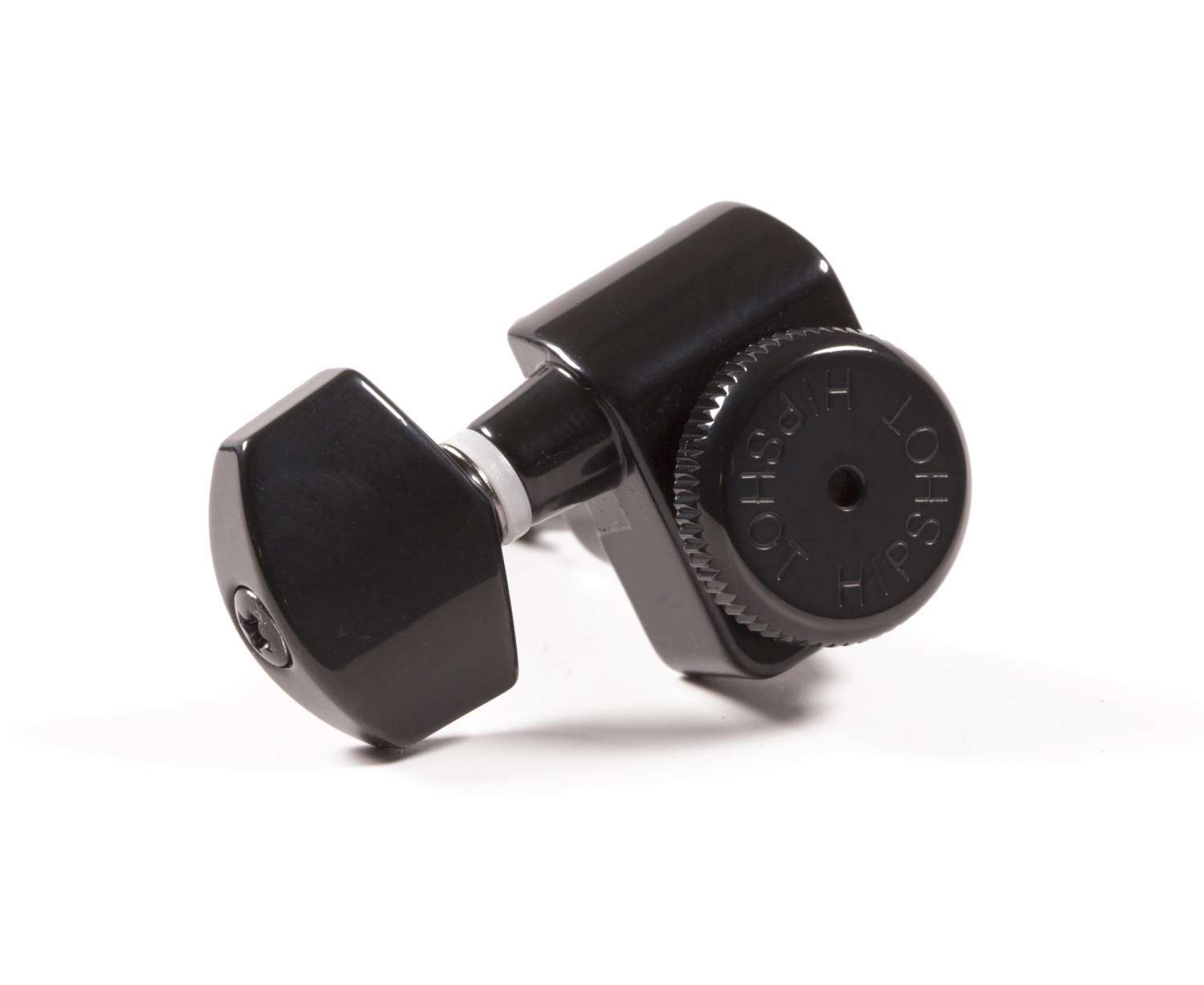 Hipshot Fender Drop-in Upgrade Directrofit locking 2-pin tuner kit, Black Lefty
